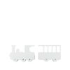 @Home Tresxics Hooks, Shelves & Mirrors | Train Shelf In White By Tresxics