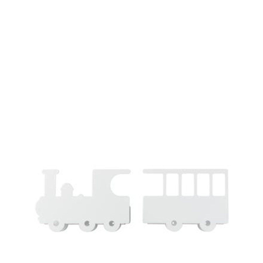 @Home Tresxics Hooks, Shelves & Mirrors | Train Shelf In White By Tresxics