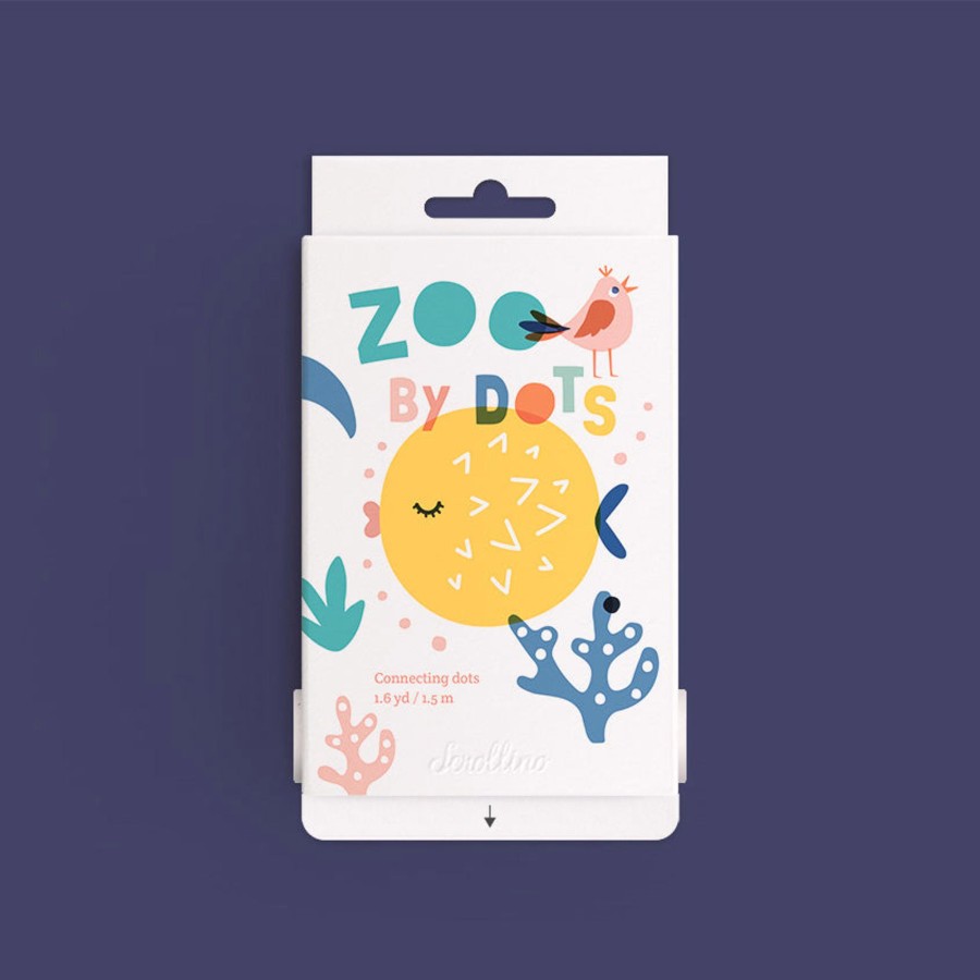 Play & Learn Scrollino Early Learning Books | Scrollino Zoo By Dots