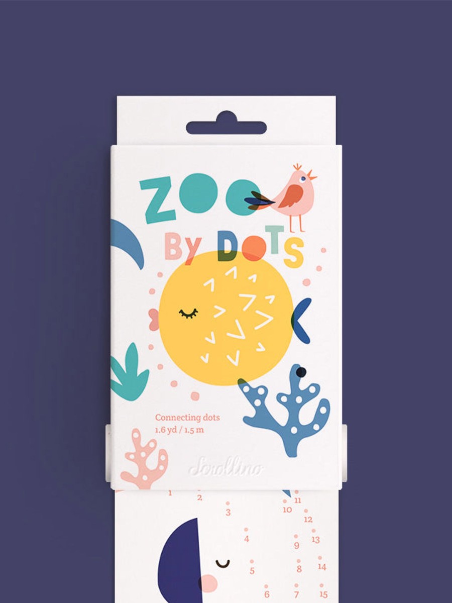 Play & Learn Scrollino Early Learning Books | Scrollino Zoo By Dots