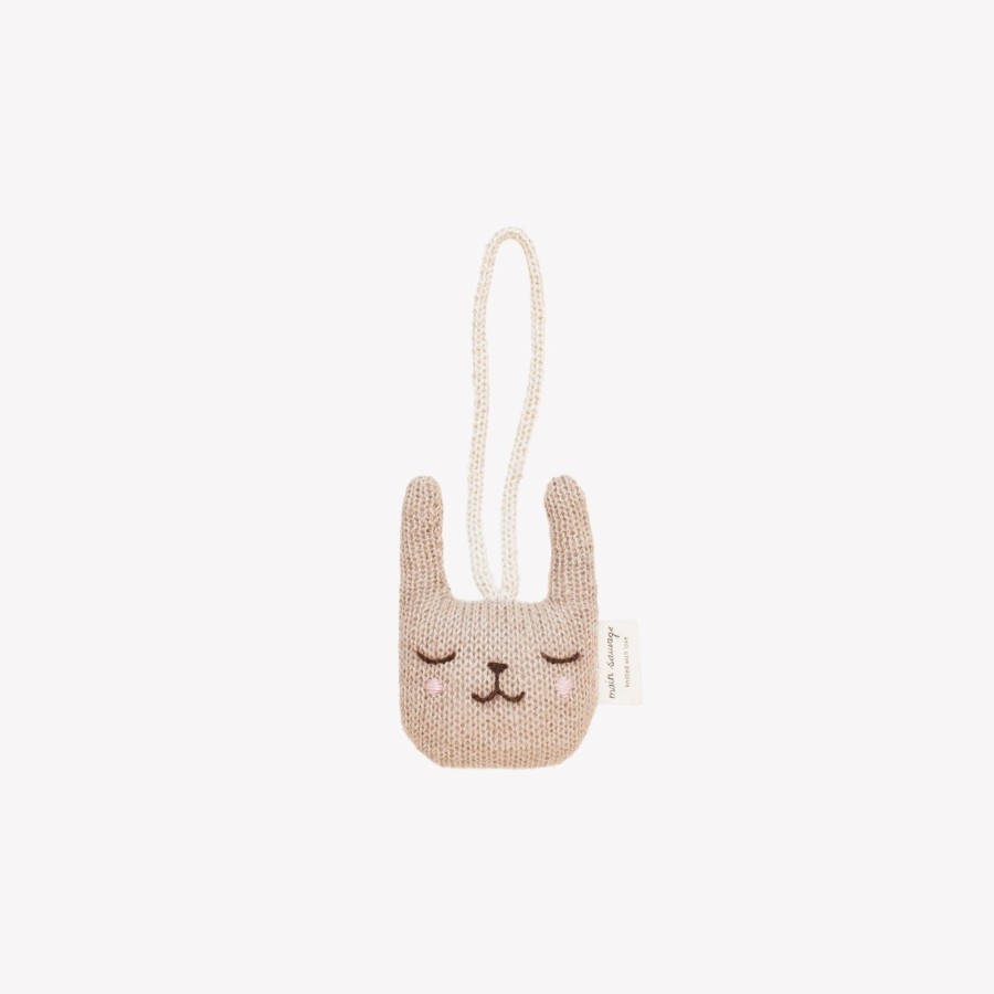 Gifts Main Sauvage Little Treats | Rabbit Hanging Rattle By Main Sauvage