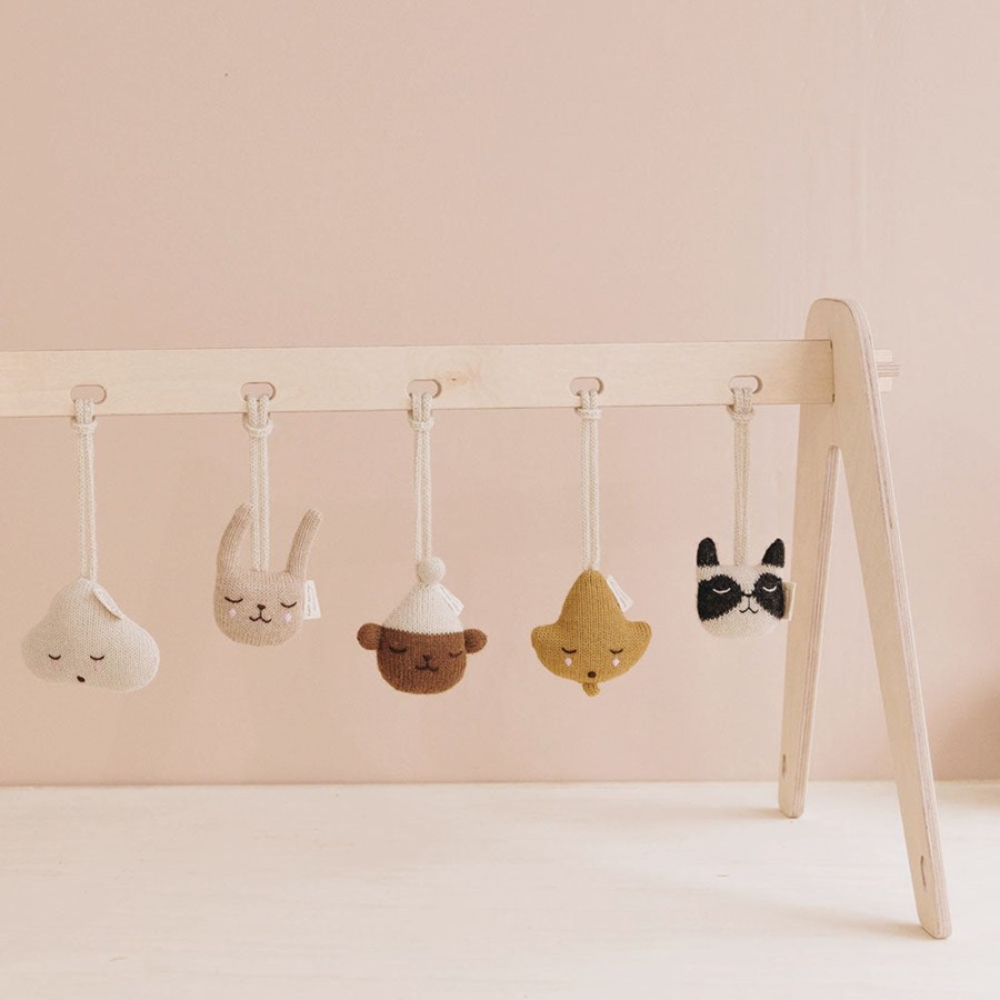 Gifts Main Sauvage Little Treats | Rabbit Hanging Rattle By Main Sauvage