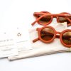 Clothing & Accessories Grech & Co. Sunglasses | Grech & Co. Sustainable Kids Sunglasses With Matte Finish | Rust