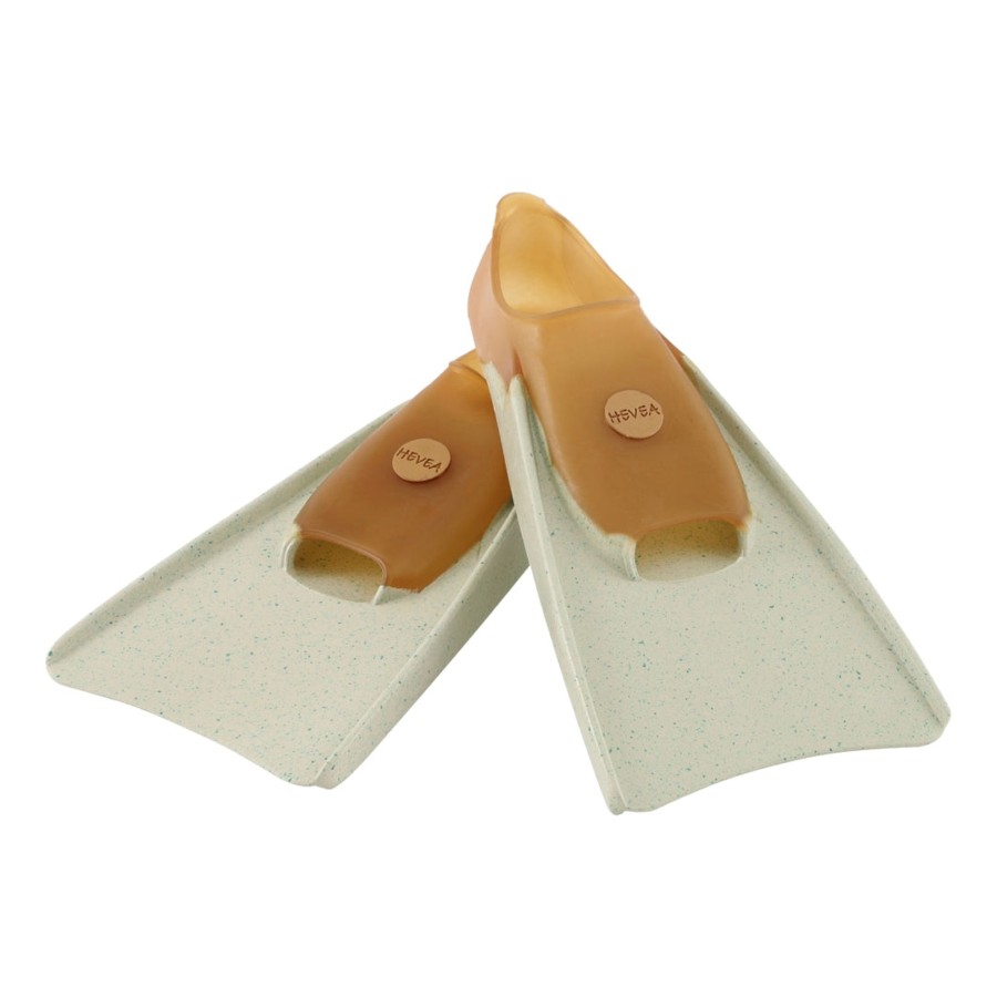 Gifts Hevea Summer Shop | 100% Pure Natural Rubber Fins In Mottled Minty Green