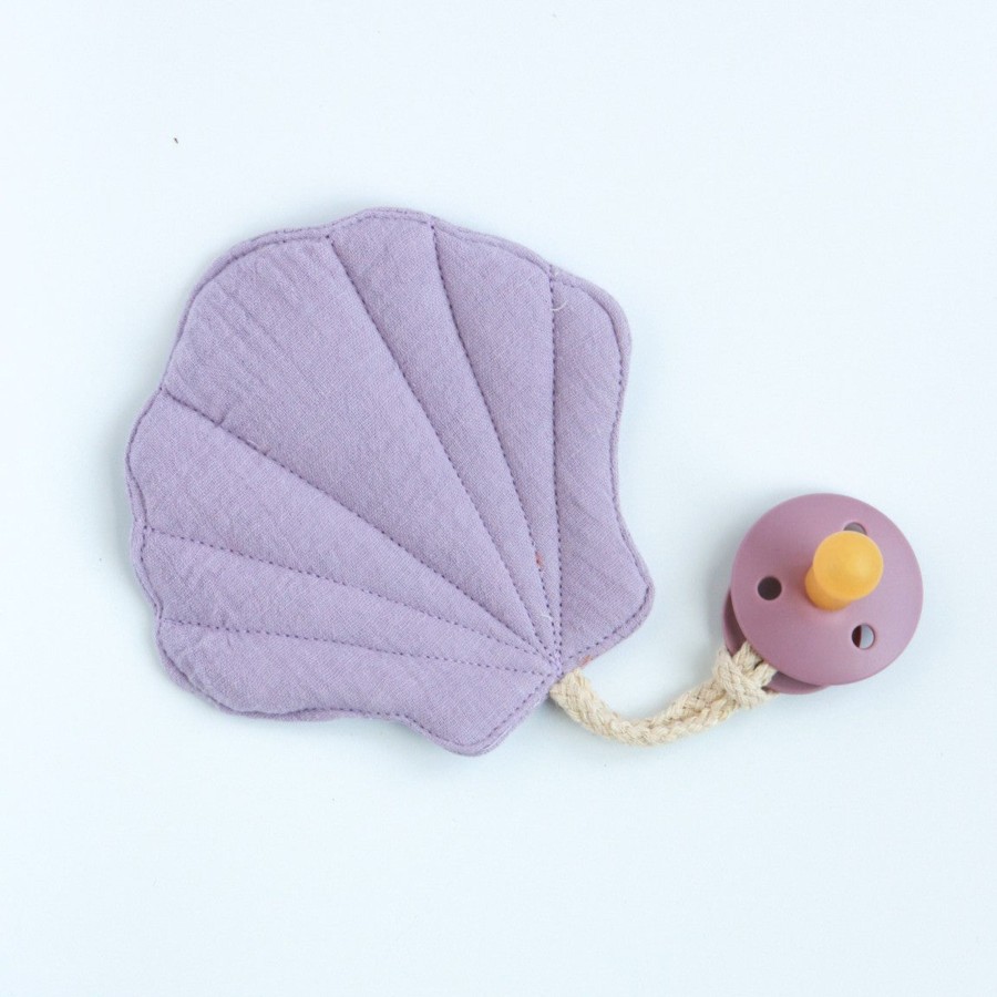 Gifts Oh Dubidu Eid Gift Shop | Oh Dubidu Shell Pacifier Holder | Lavender