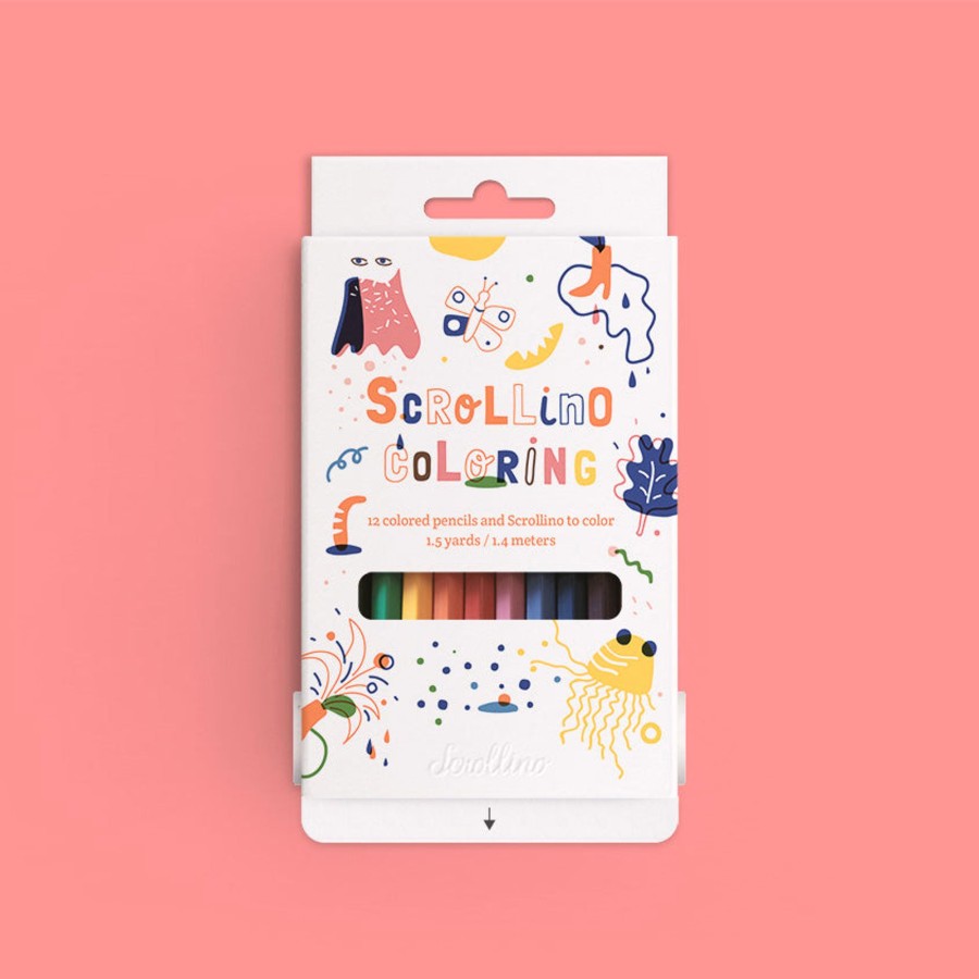 Play & Learn Scrollino Activity, Colouring & Sticker Books | Scrollino Coloring