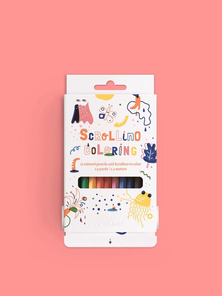 Play & Learn Scrollino Activity, Colouring & Sticker Books | Scrollino Coloring