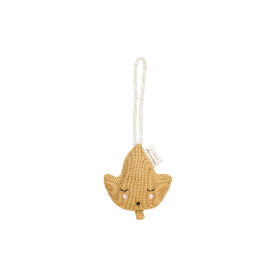 Gifts Main Sauvage Little Treats | Leaf Hanging Rattle By Main Sauvage