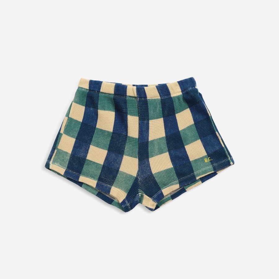 Clothing & Accessories BOBO CHOSES Tops & Bottoms | Checkered Organic Cotton Shorts