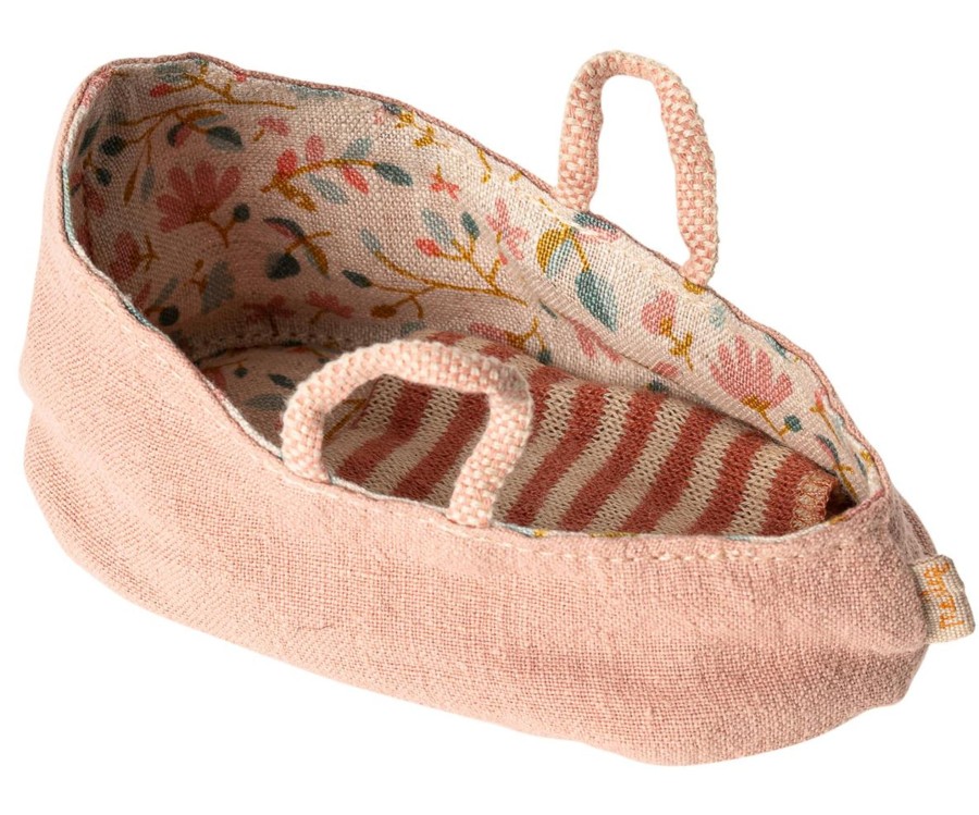 Gifts Maileg Gifts For Newborns | Carry Cot, Micro Misty Rose