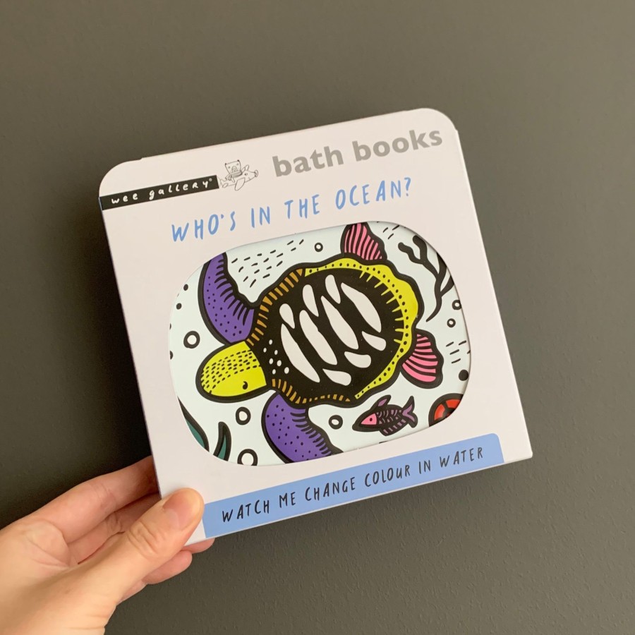 Baby Wee Gallery Bath Books & Toys | Colour Me: Who'S In The Ocean?