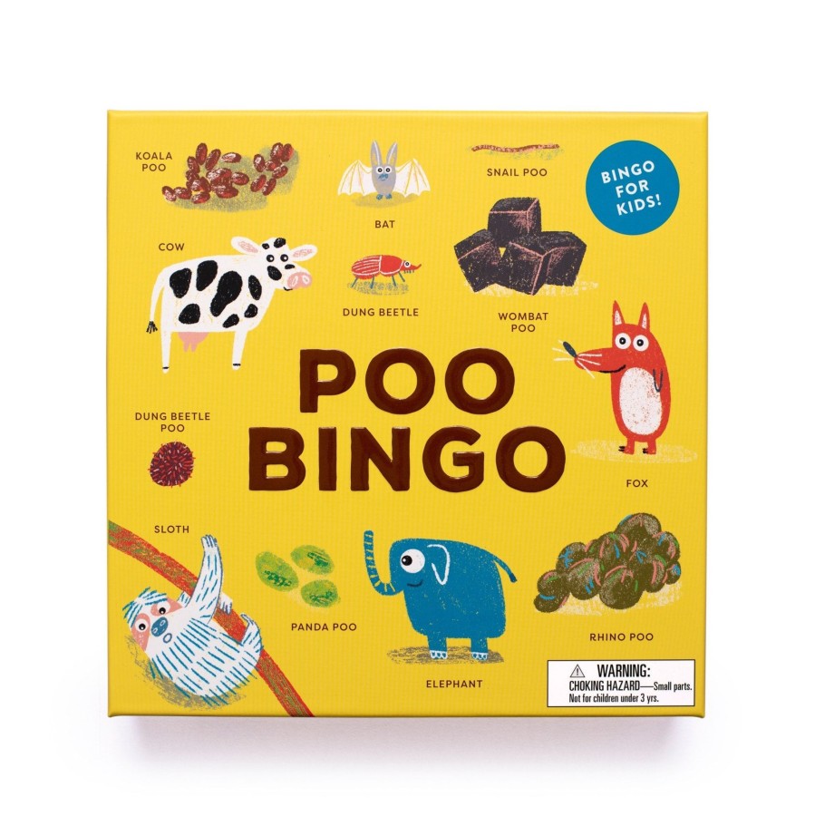 Play & Learn Laurence King Puzzles & Games | Poo Bingo Game