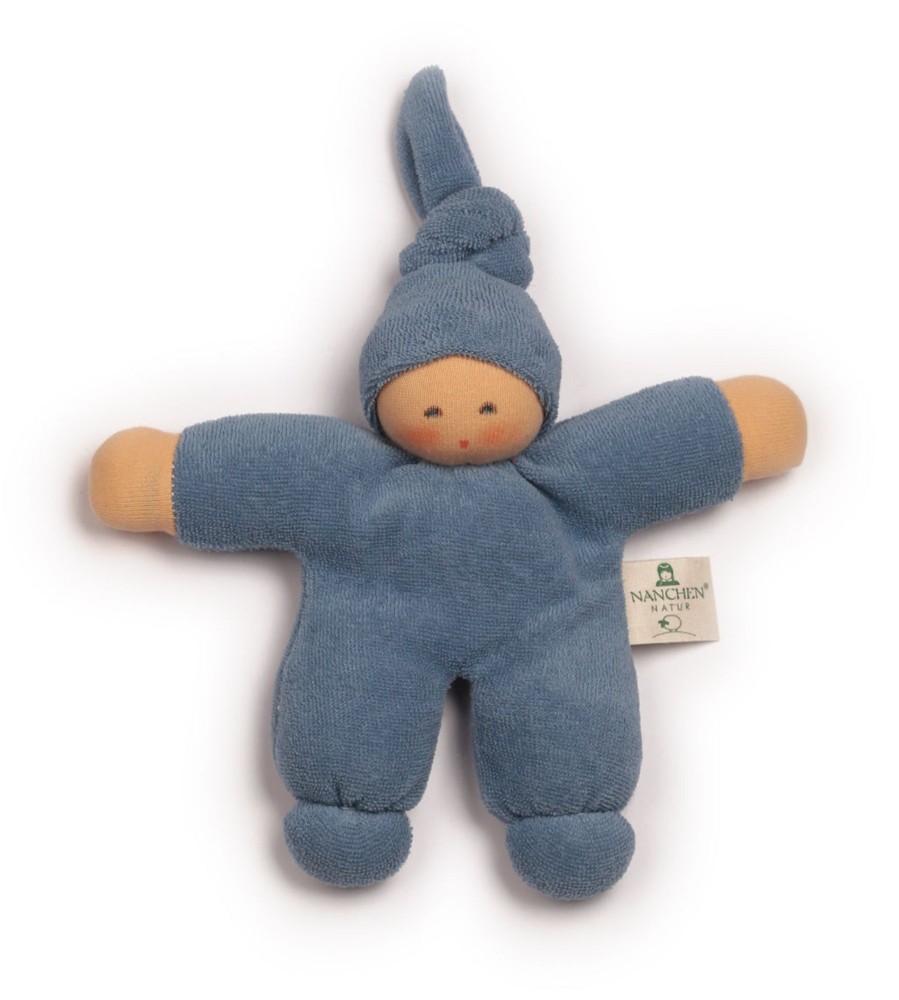 Baby Nanchen Soft Toys | Organic Cotton/Wool Natural Friend | Blue