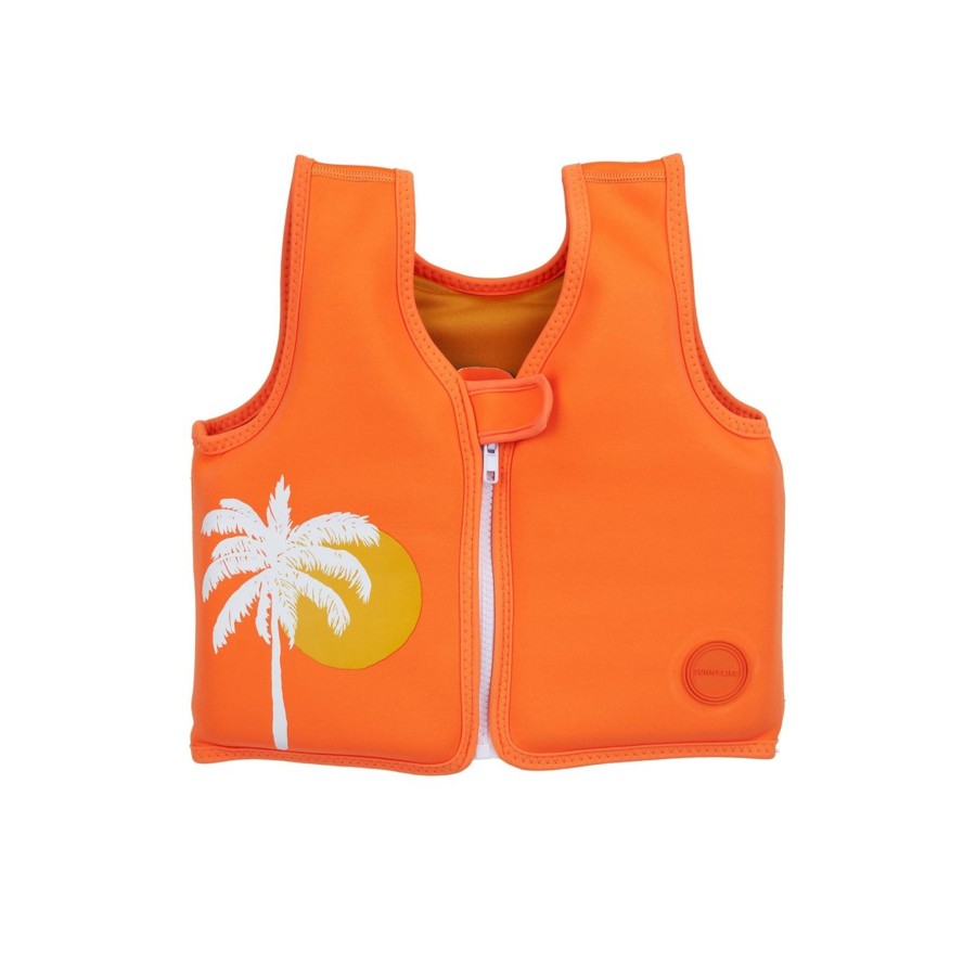 Gifts Sunnylife Summer Shop | Swim Vest Desert Palms | Neon Pomelo 2-3Y