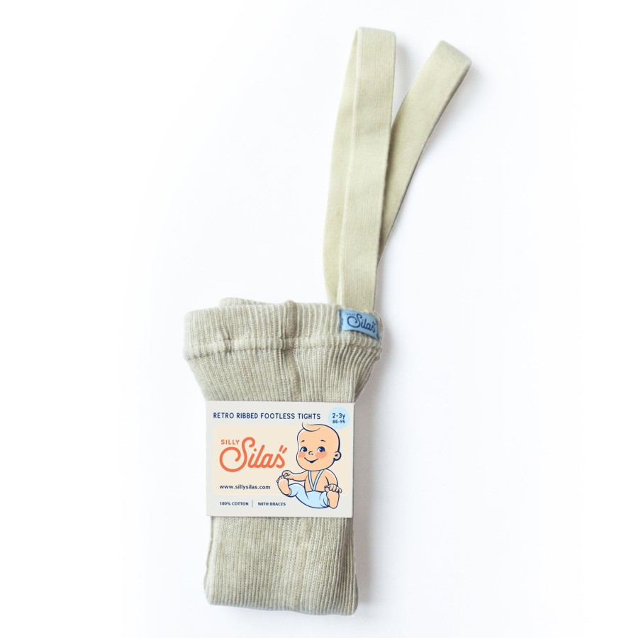 Clothing & Accessories Silly Silas Socks, Booties & Tights | Footless Tights Cream Blend