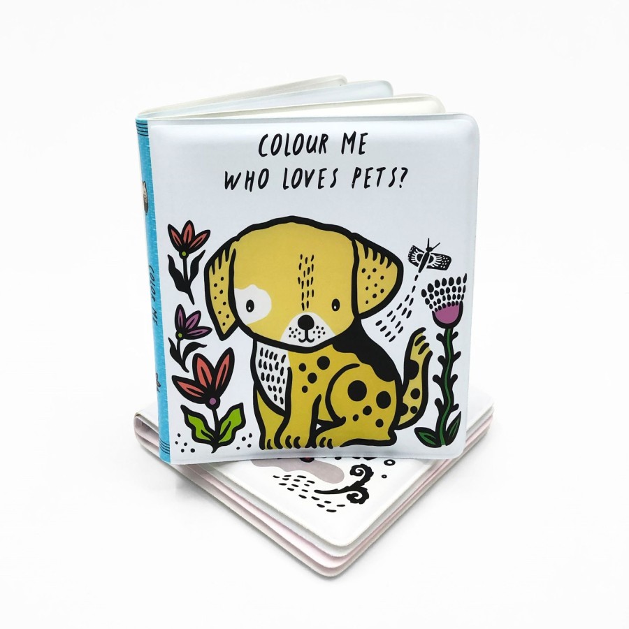 Baby Wee Gallery Bath Books & Toys | Colour Me: Who Loves Pets?