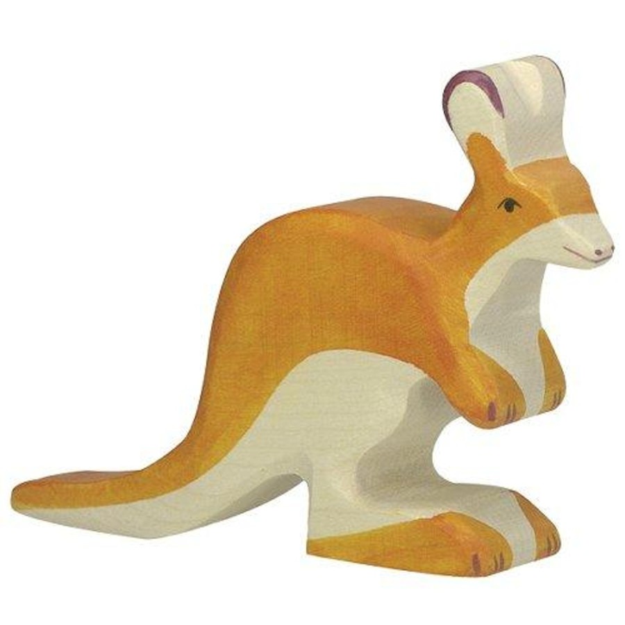 Gifts Holztiger Little Treats | Small Kangaroo Wooden Figure