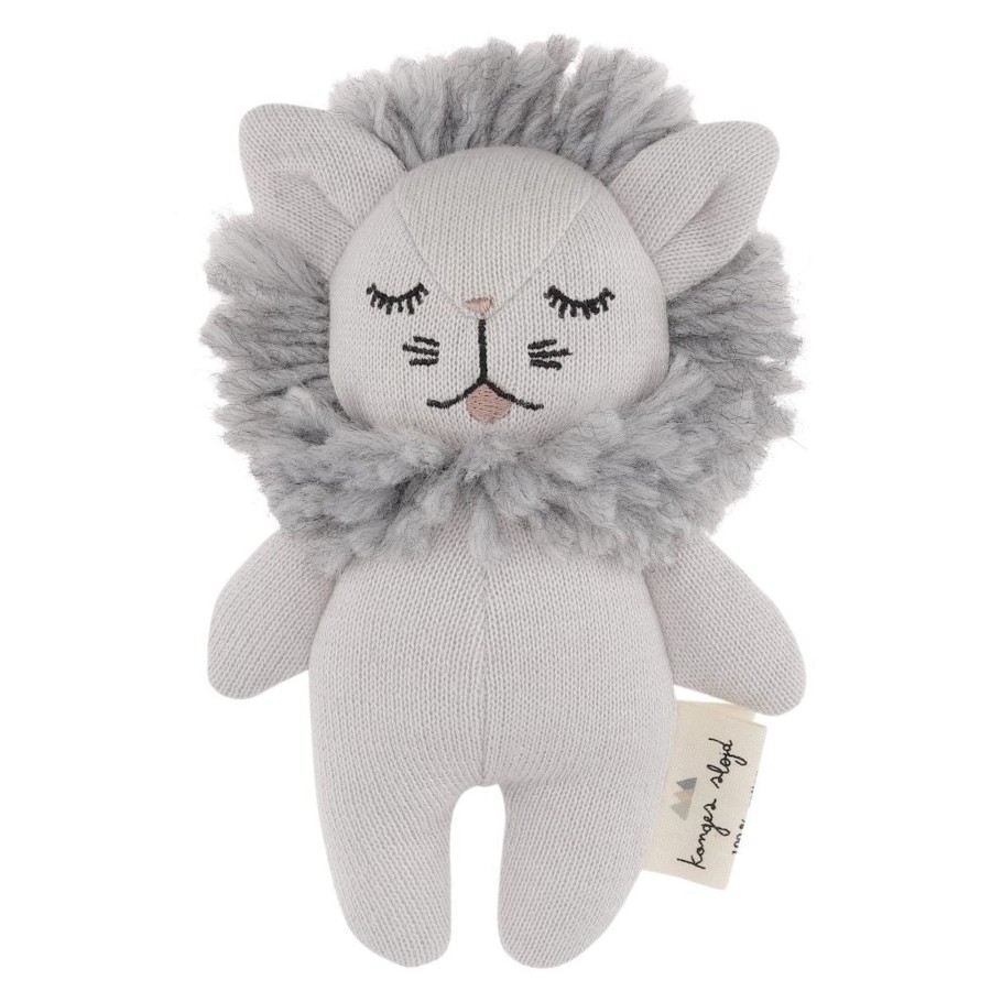 Gifts Konges Slojd Gifts For Newborns | Organic Cotton Mini Lion Rattle