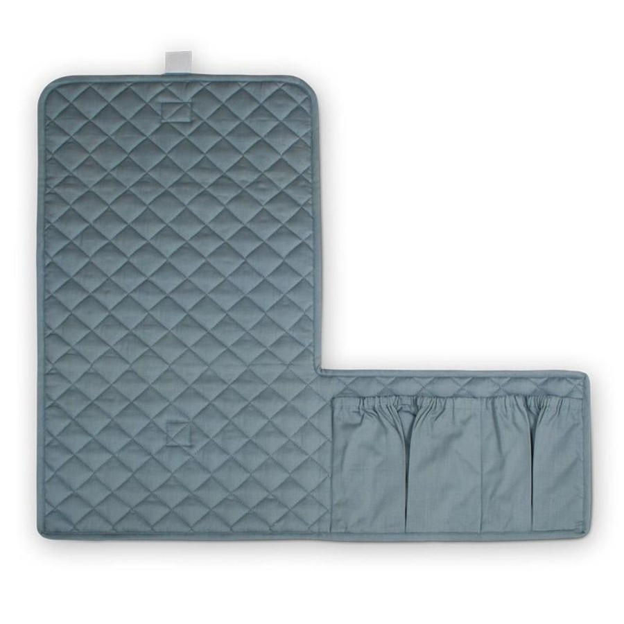 Baby SAGA Copenhagen Changing & Accessories | Organic Changing Quilt Pad | Stormy Sea