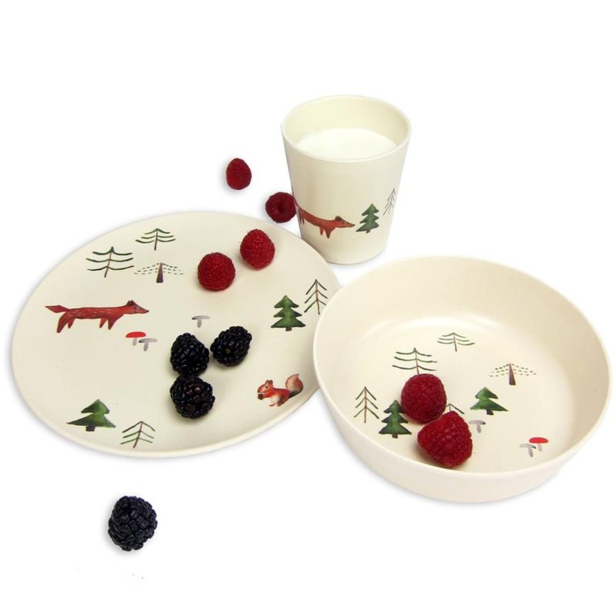 @Home Nuukk Dinnerware Sets | Forest Design Bamboo Tableware Set