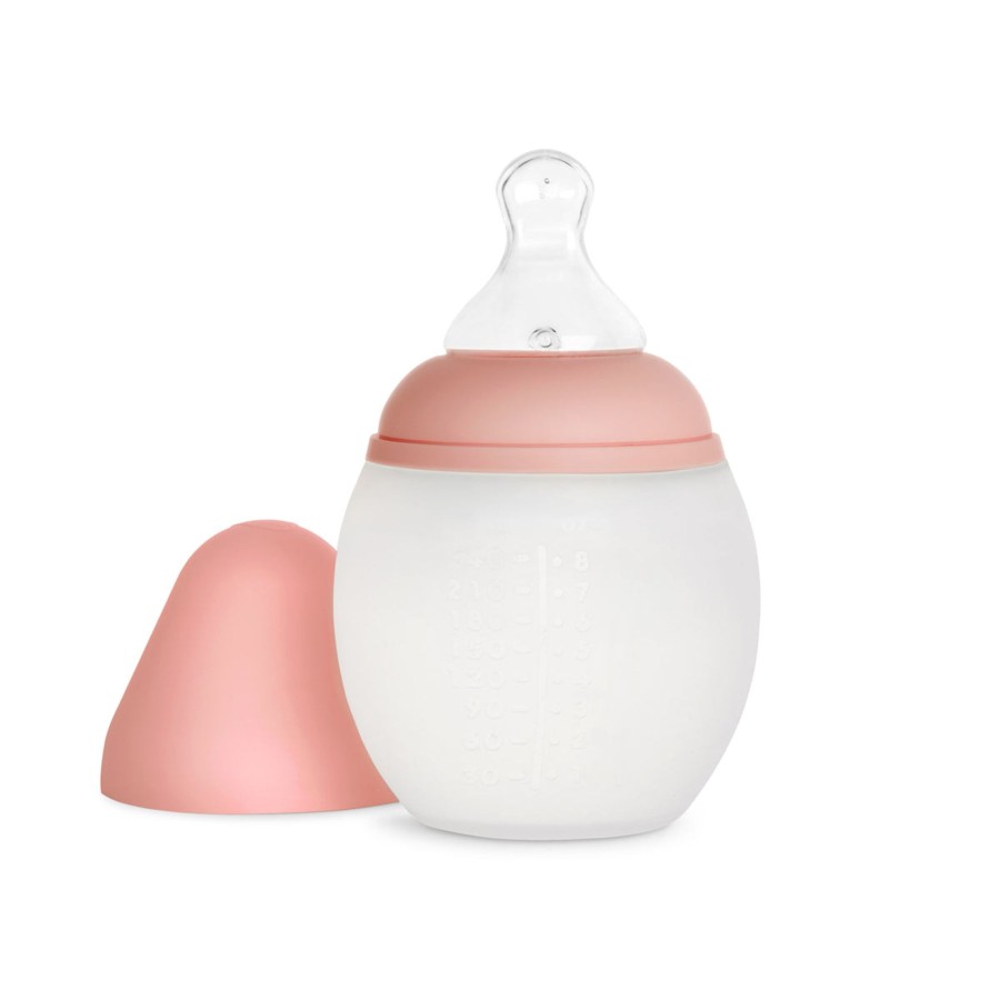 Baby Elhée Baby Bottles | Baby Bottle 240Ml Medium Flow | Summer Coral