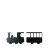 @Home Tresxics Hooks, Shelves & Mirrors | Train Shelf In Black By Tresxics