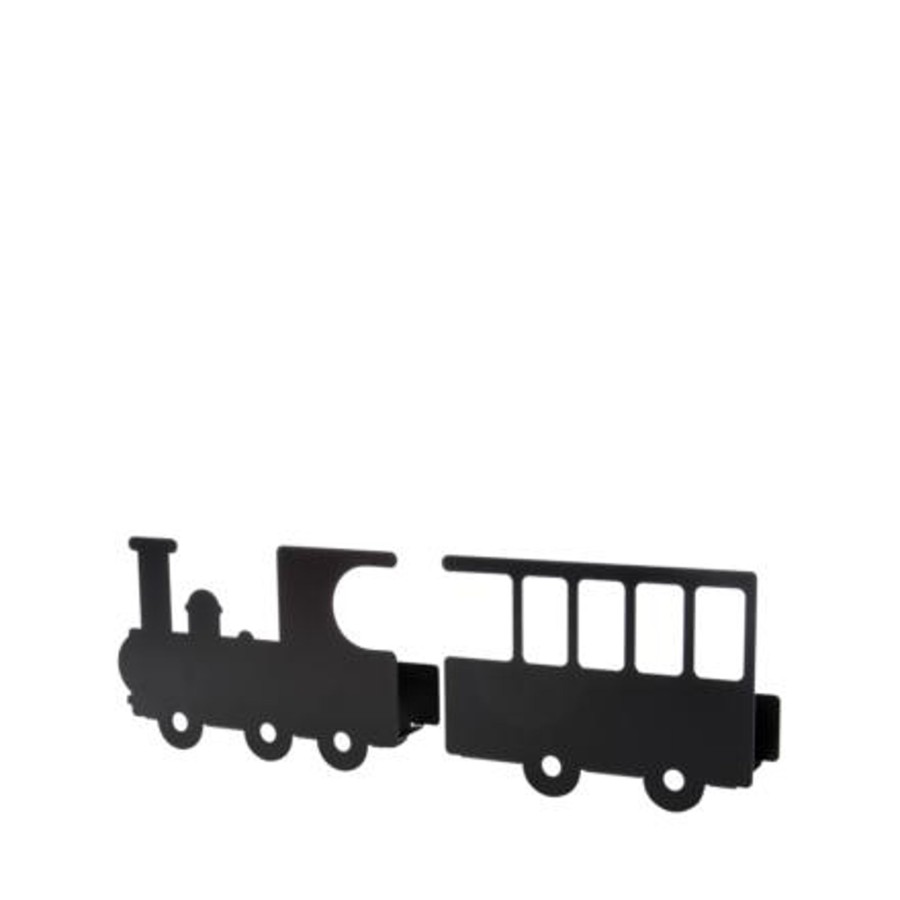 @Home Tresxics Hooks, Shelves & Mirrors | Train Shelf In Black By Tresxics