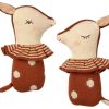 Gifts Maileg Gifts For Newborns | Bambi Rattle - Rusty