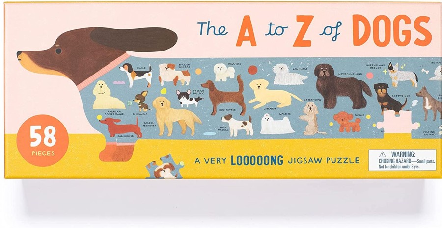 Play & Learn Laurence King Puzzles & Games | The A To Z Of Dogs | A Very Looooong Jigsaw Puzzle