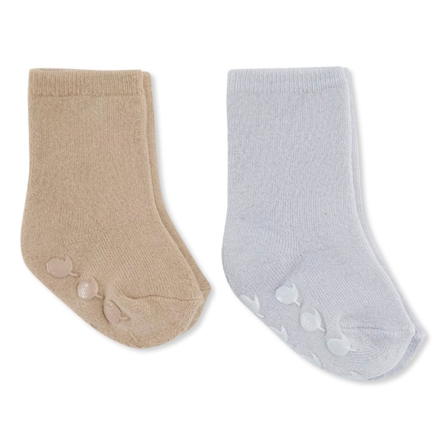 Clothing & Accessories Konges Slojd Socks, Booties & Tights | Terry Socks Pack Of 2 | Oxford & Pearl Blue