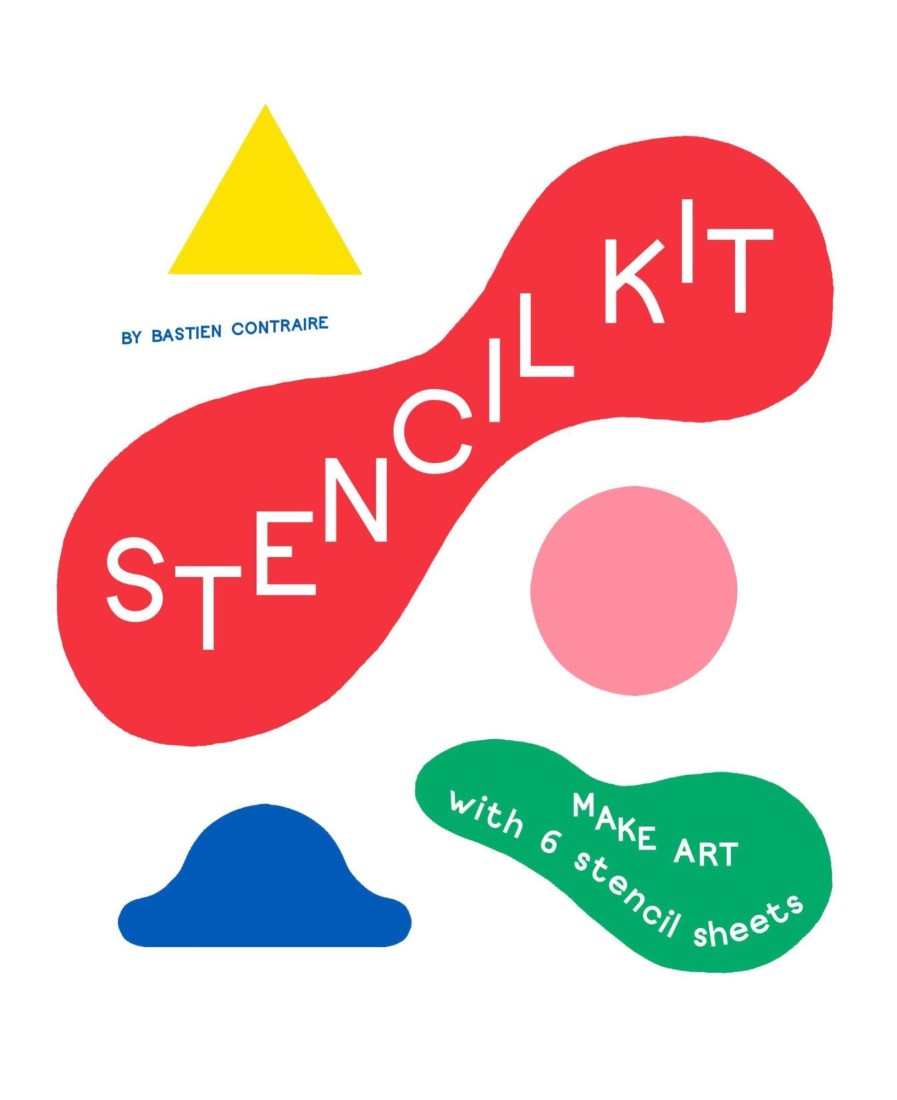 Play & Learn Laurence King Activity, Colouring & Sticker Books | Stencil Kit: Make Art With Six Stencil Sheets