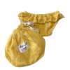 Play & Learn Minikane Dolls & Accessories | Vita Double Gauze Cotton Bikini In Sand Yellow For Gordis Dolls By Minikane