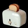 Play & Learn Maileg Pretend Play | Miniature Toaster & Bread | Mint