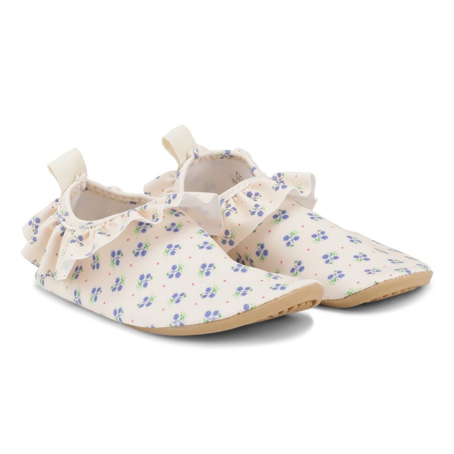 Clothing & Accessories Konges Slojd Shoes | Manuca Swim Frill Uv Swim Shoes | Blue Bell