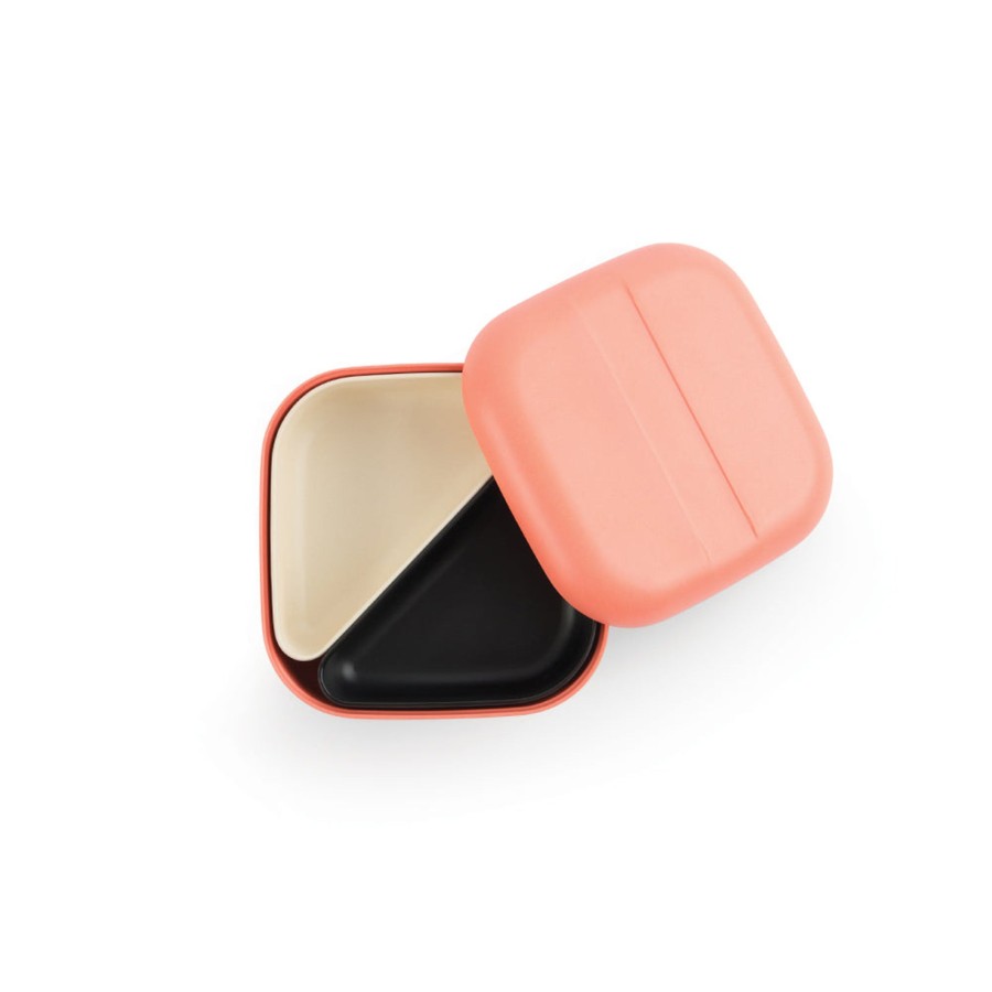 Gifts Ekobo Summer Shop | Bamboo Square Bento Lunch Box | Coral