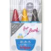 Play & Learn Kitpas Chalk & Crayons | Bath Markers - Set Of 3 Colours | Red, Yellow, Grey By Kitpas