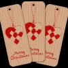 Gifts Maileg Little Treats | Gift Tags Christmas Heart 15 Pcs