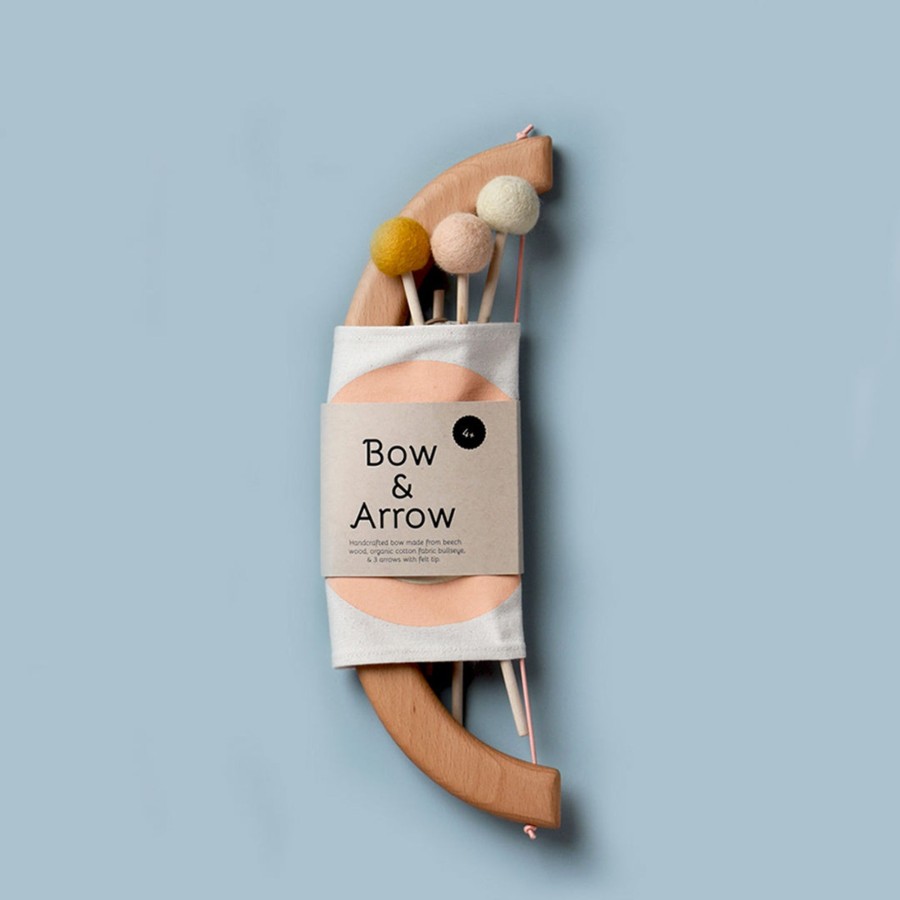 Gifts Tangerine Studio Little Treats | Bow & Arrow Set | Peach