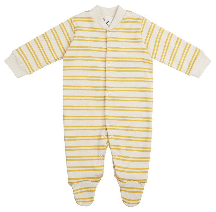 Clothing & Accessories Sleepy Doe Bodysuits & Pyjamas | Baby Bodysuit | Sand Stripe