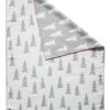 Baby Fine Little Day Blankets & Swaddles | Fine Little Day Gran Woven Child Blanket | Grey/White With Pink Trim