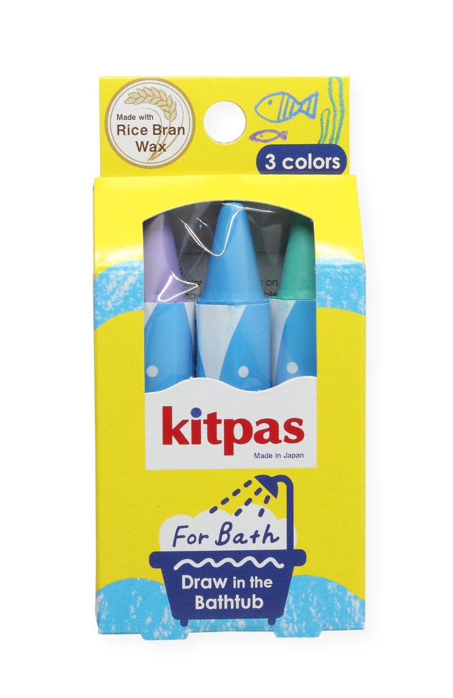 Play & Learn Kitpas Bath Toys | Bath Markers - Set Of 3 Colours | Purple, Blue, Green