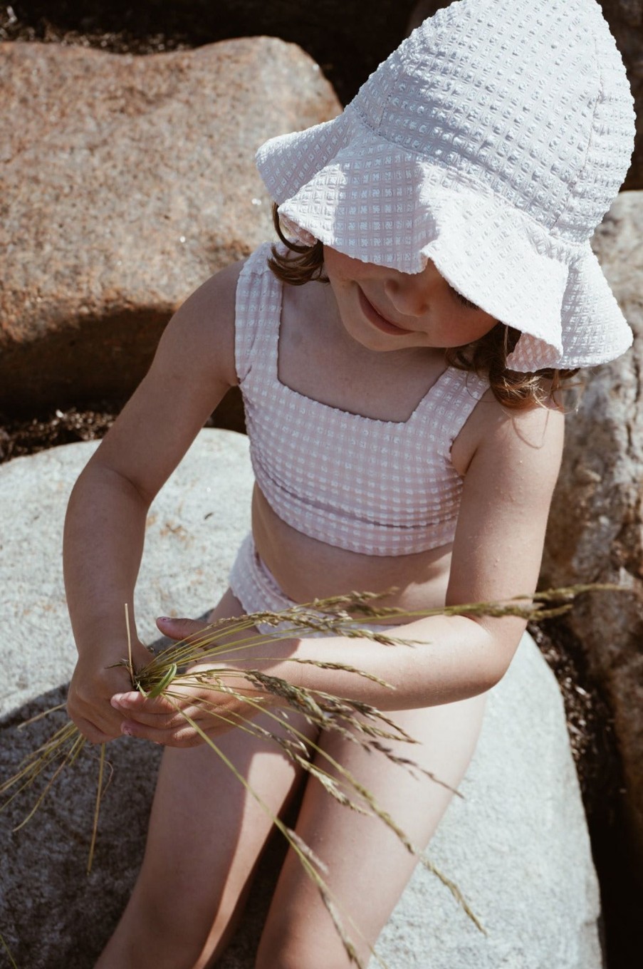 Clothing & Accessories Konges Slojd Swimwear | Fresia Sunhat With Upv 50+ | Rose Smoke