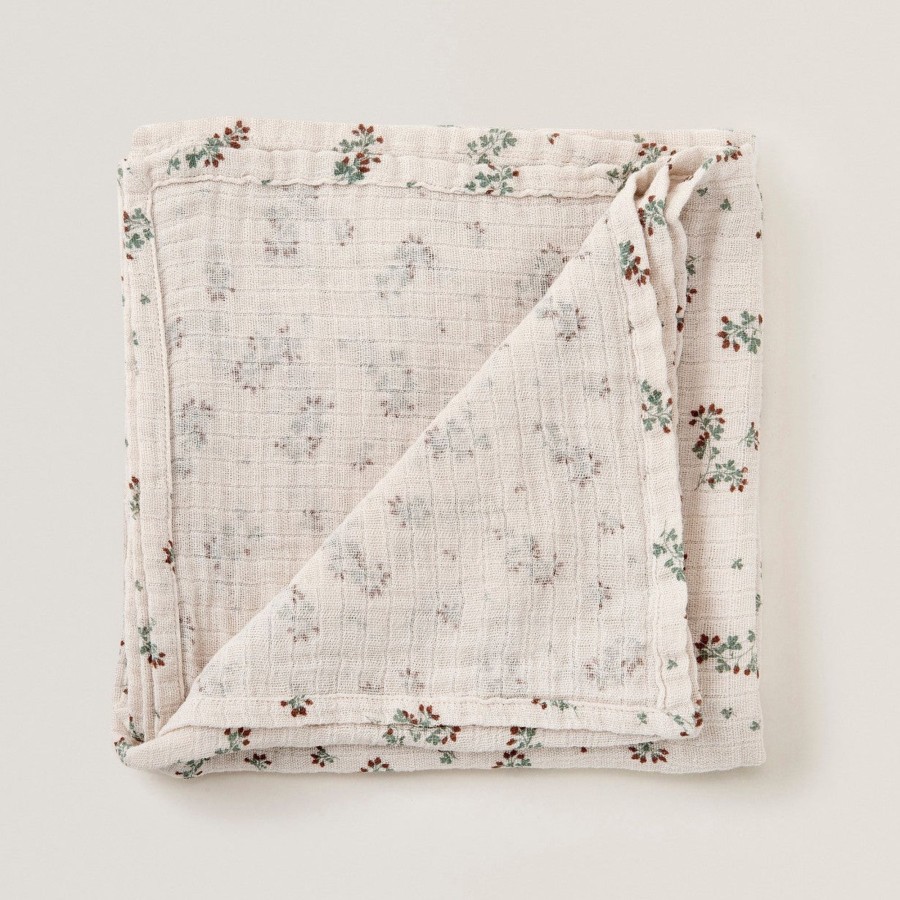 Baby Garbo&Friends Blankets & Swaddles | Garbo&Friends Muslin Swaddle Blanket | Clover