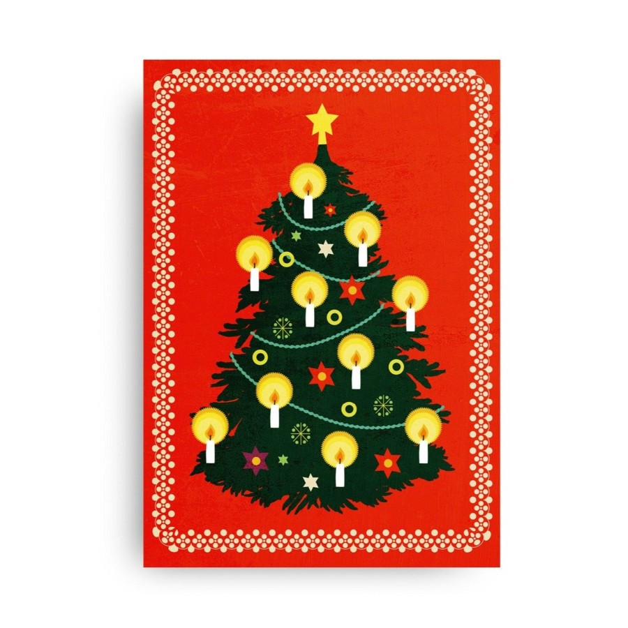 Gifts MONIMARI Eid Gift Shop | Christmas Tree Postcard By Monimari