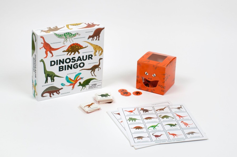 Play & Learn Laurence King Puzzles & Games | Dinosaur Bingo Game