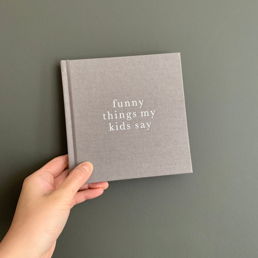 Gifts Write To Me Gifts For Grownups | Funny Things My Kids Say Grey By Write To Me