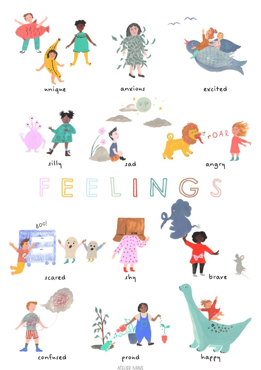 @Home Atelier Mave Posters | Feelings Poster