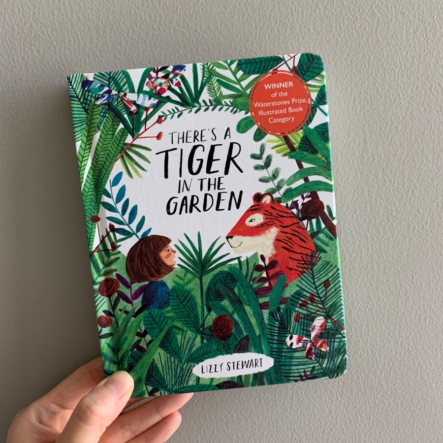 Play & Learn Quarto Early Learning Books | There'S A Tiger In The Garden (Board Book)