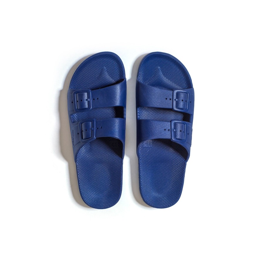 Clothing & Accessories Freedom Moses Shoes | Freedom Moses Slides Shoes | Navy