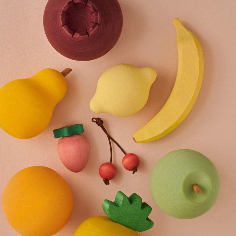 Play & Learn Raduga Grez Wooden Toys | Wooden Fruits Set Vol. 1